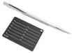 Kryptische woordplaat van 2 mm Aluminium, met graveerstift