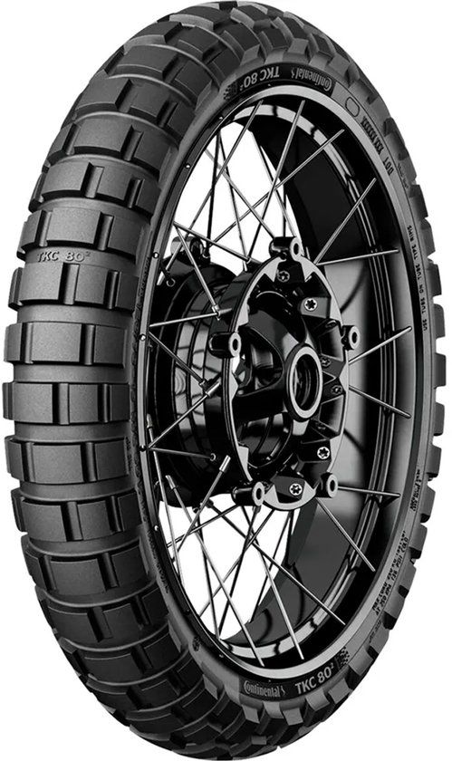 Continental Tkc 80 54r M+s Tl Avontuur Voorband Zwart 90/90 / 21