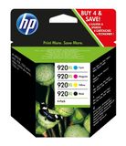 HP 920XL Ink Cartridges 4-Pack - Black/Cyan/Magenta/Yellow - High Yield - Original