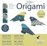 Funny Origami Parkiet - Japanse papiervouwkunst - 20 vouwblaadjes - 15x15cm
