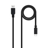 Nanocable 1.0.20 USB-kabel 3 A USB 2.0 type C/M 1 m