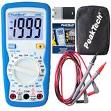 PeakTech 1035 – RMS digitale multimeter CAT III met display licht, batterijtester, spanningsmeter, handmultimeter, meetinstrument, voltmeter, elektronische stroommeter, doorgangsmeter – max. 600 V.