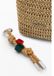 Desigual Schoudertas Half Logo Raffia Bag Natural beige