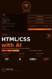 HTML/CSS Libri GmbH HTML/CSS with AI: A Complete Beginner's Guide to Modern Web Design, Responsive Layouts, and AI-Powered Frontend Development