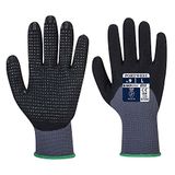 Portwest A353 DermiFlex Ultra Plus Handschoen Lichtgewicht Ademend Bouw | Grijs/Zwart, M