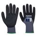 Portwest A353 DermiFlex Ultra Plus Handschoen Lichtgewicht Ademend Bouw | Grijs/Zwart, M