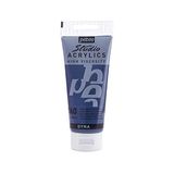 Pébéo 832360 Tube Akrylverf Studio, 100 ml, zwart-blauw iriserend