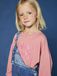VERTBAUDET Cropped T-shirt met tekst en pailletten voor meisjes rozen