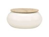 Maison Exclusive - Table basse, blanc, 51x51x27 cm, manguier massif