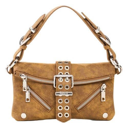 Desigual schoudertas camel