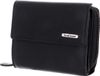 bruno banani Leren Portemonnee New York Wallet Zip With Flap Black Zwart