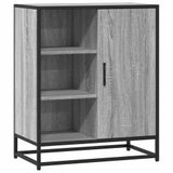 vidaXL Dressoir, 62x35x76 cm, Bewerkt Hout, Grijs Sonoma Eikenkleurig