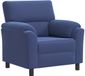 vidaXL Canapé bleu police 94 x 85 x 93 cm velours