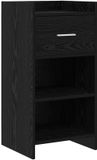 vidaXL Dressoir Zwart eiken 40 x 36 x 80 cm Bewerkt hout