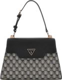 GUESS G Wave Top Handle Flap Handtas Zwart