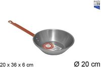Garcima 10420 Gepolijste ijzeren koekenpan met handvat, 20 cm