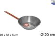 Garcima 10420 Gepolijste ijzeren koekenpan met handvat, 20 cm