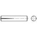 TOOLCRAFT 1066766 Conische kerfpaspen (Ø x l) 4 mm x 30 mm RVS A1 100 stuk(s)