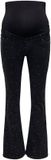 ONLY MATERNITY ONLY OLMBLUSH MW FLA RHINESTON B DNM PIM Dames Jeans S Black Denim