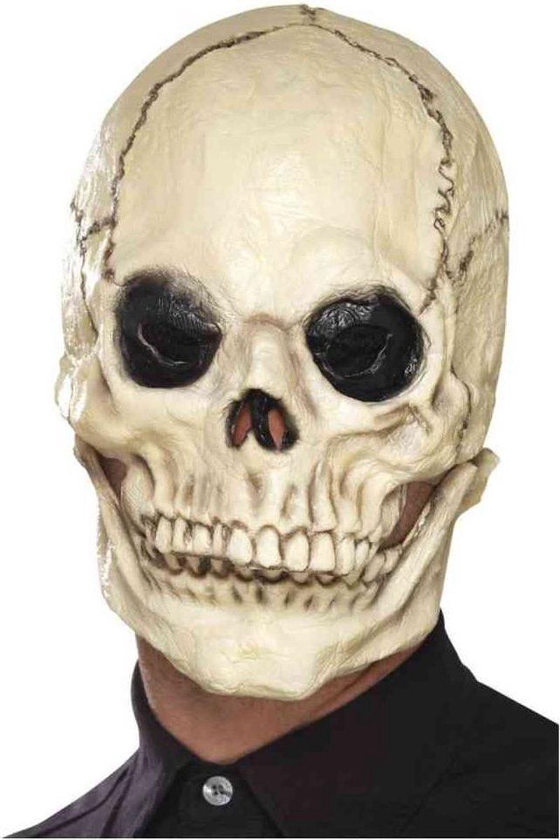 Smiffys Skull Mask Foam Latex - White