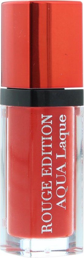 Bourjois Rouge Edition Velvet Aqua Laque Lipstick - 06 Feeling Reddy | 6ml