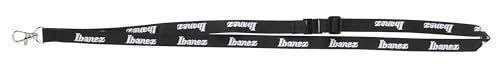 IBANEZ Lanyard zwart, witte logo's