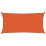 VidaXL Zonnezeil 160 g/m² 2x3,5 m HDPE Oranje
