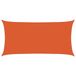 VidaXL Zonnezeil 160 g/m² 2x3,5 m HDPE Oranje