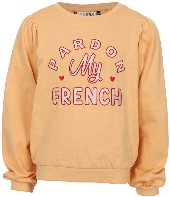 LOOXS Little 2611-7322-534 Meisjes sweater - Maat 134 - Geel