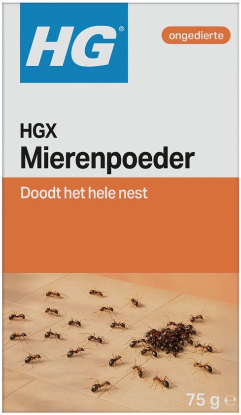HG X Mierenpoeder 75gr - Ongediertebestrijding tegen mieren
