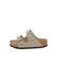 Birkenstock Arizona Bs, Sandales Femme, Faded Khaki Dark Brown, 36 EU Étroit