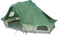 vidaXL Tipi Tent 6-persoons Vert Taffetas