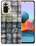 B2Ctelecom Xiaomi Redmi Note 10 Pro Spijkerbroeken Silicone Back Cover