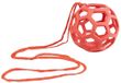 Duvo+ Menno's Dierenwereld Voederbal voor kippen 14cm 1,5 meter rood