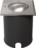 HOFTRONIC Cody LED Grondspot XL - Vierkant - Dimbaar en kantelbaar - IP67 Waterdicht - RVS - GU10 4.5W 345 Lumen - 4000K neutraal wit licht