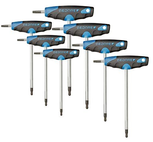 Gedore DT 2143 KTX-007 Hoekschroevendraaierset 7-delig Torx