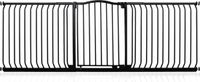Safetots Klemhekje met Gebogen Bovenkant, 197cm - 206cm, Mat Zwart
