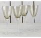 Ensemble de 4 verres à vin élégants faits à la main, capacité de 200 ml