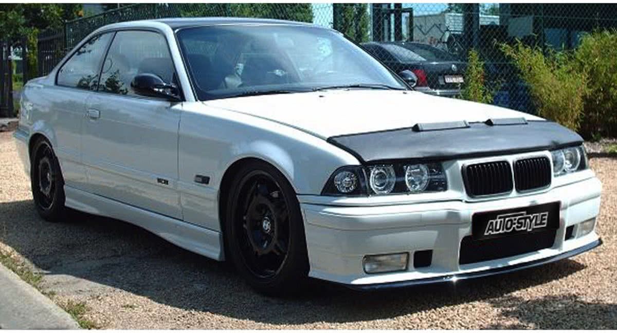 AutoStyle Motorkapsteenslaghoes BMW 3 Serie E36 1991-1998 Zwart