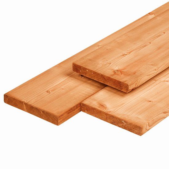 Merkloos Tuindeco Vlonderplank Red Class Wood 2,8x19,5x500 cm