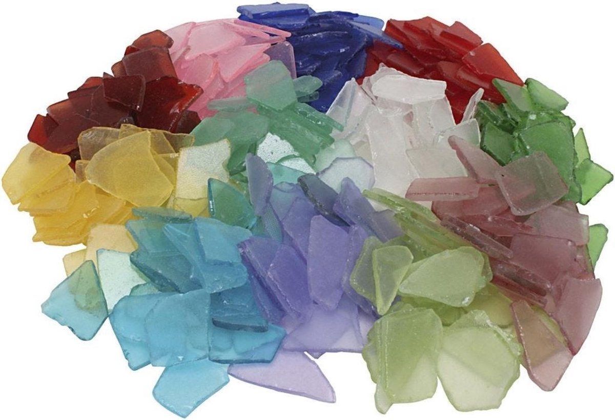 creotime Glasmozaiek - 12 kleuren - 250 gr - Multi