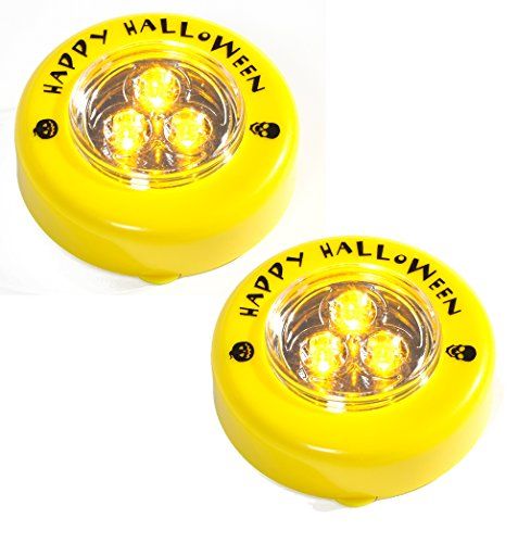 HEITMANN DECO LED-Kerzen - LED-Lichter für Kürbis - Halloween Deko, Grusel-Deko - 2er Set