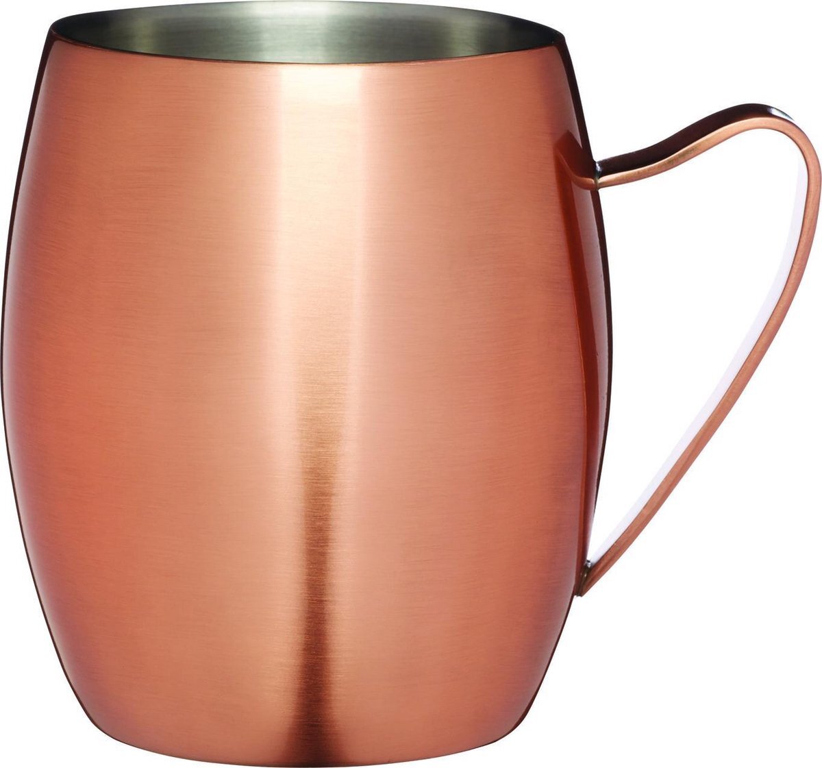 Bar Craft cocktailbeker Moscow Mule 370 ml 11,5 x 9 cm RVS koper