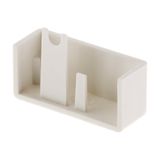 Zenitech Lot de 4 embouts pour moulure 30 x 10mm - Blanc