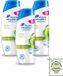 Head & Shoulders Apple Fresh Anti-Roos Shampoo - 1 liter - 3 stuks