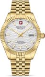 SWISS MILITARY HANOWA MASTER DILIGENTER SMWGL0005410 Heren Polshorloge Automatisch Saffierglas Goudkleurig Staal