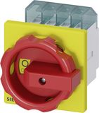 Siemens Lastscheidingsschakelaar Rood, Geel 3-polig 6 mm² 16 A 690 V/AC