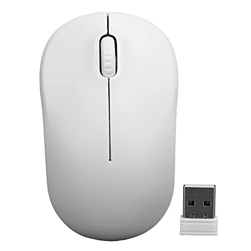 ciciglow Draadloze Muis voor Laptop, 1000 DPI Computermuis 2.4G Geruisloze Muis met USB-ontvanger voor Computer en Laptop