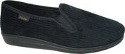 Fischer Heren Frank Pantoffels Blauw Donker Maat 46