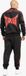 Tapout Heren trainingspak regular fit ROOTS TAPTRACK Black/Red/Aubergine M